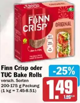 HIT Finn Crisp oder TUC Bake Rolls Angebot