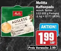 HIT Melitta Kaffeepads Angebot