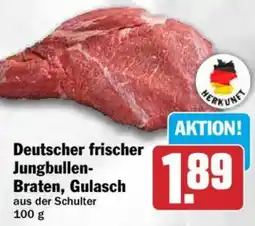 HIT Deutscher frischer Jungbullen Braten, Gulasch Angebot