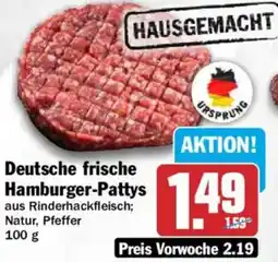 HIT Deutsche frische Hamburger-Pattys Angebot