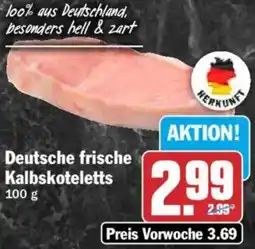 HIT Deutsche frische Kalbskoteletts Angebot