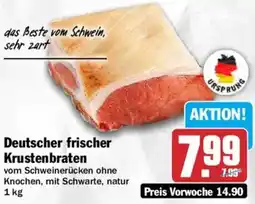 HIT Deutscher frischer Krustenbraten Angebot