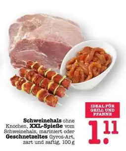 Scheck-in-Center Schweinehals Angebot