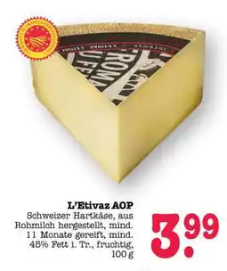 Scheck-in-Center L'Etivaz AOP Angebot