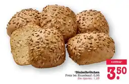Scheck-in-Center Dinkelbrötchen Angebot