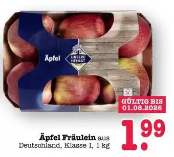 Scheck-in-Center Äpfel Fräulein Angebot