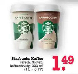 Scheck-in-Center Starbucks Kaffee Angebot