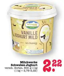 Scheck-in-Center Milchwerke Schwaben Joghurt Angebot