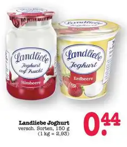 Scheck-in-Center LANDLIEBE Joghurt Angebot