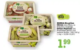 Scheck-in-Center EDEKA Bio grüne Oliven Angebot