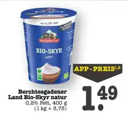 Scheck-in-Center Berchtesgadener Land Bio-Skyr natur Angebot