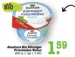 Scheck-in-Center Alnatura Bio Körniger Frischkäse Natur Angebot