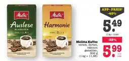 Scheck-in-Center Melitta Kaffee Angebot