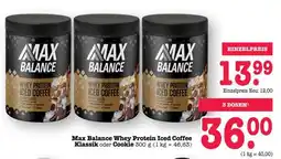 Scheck-in-Center Max Balance Whey Protein Iced Coffee Angebot