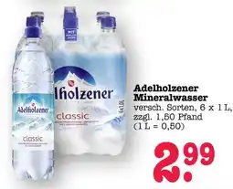 Scheck-in-Center ADELHOLZENER Mineralwasser Angebot