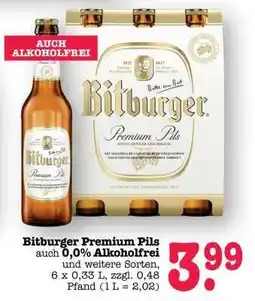 Scheck-in-Center Bitburger Premium Pils Angebot
