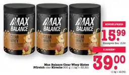 Scheck-in-Center Max Balance Clear Whey Eistee Angebot