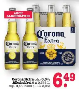 Scheck-in-Center Corona Extra oder 0,0% Alkoholfrei Angebot