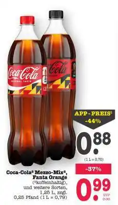 Scheck-in-Center Coca-Cola, Mezzo Mix, Fanta Orange Angebot