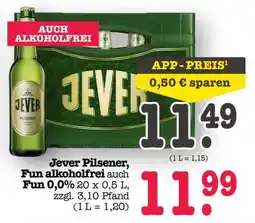 Scheck-in-Center Jever Pilsener, Fun alkoholfrei auch Fun 0,0% Angebot