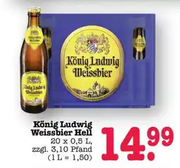 Scheck-in-Center König Ludwig Weissbier Hell Angebot