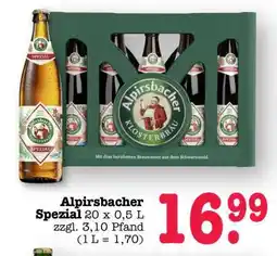 Scheck-in-Center Alpirsbacher Spezial Angebot