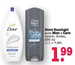 Scheck-in-Center Dove Duschgel Angebot