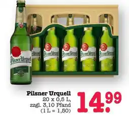Scheck-in-Center Pilsner Urquell Angebot
