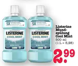 Scheck-in-Center Listerine Mundspülung Cool Mint Angebot