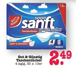 Scheck-in-Center Gut & Günstig Taschentücher Angebot