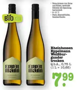 Scheck-in-Center Rheinhessen Eppelmann Weißburgunder trocken Angebot