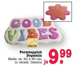 Scheck-in-Center Formteppich Dopamin Angebot