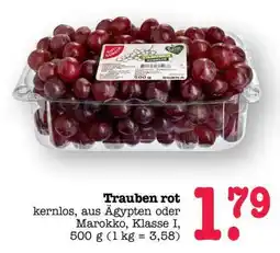 Scheck-in-Center Trauben rot Angebot