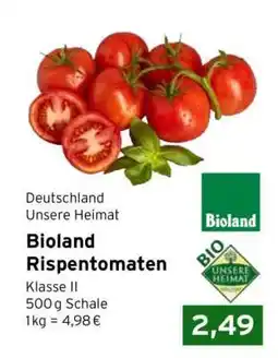 CAP Markt Bioland Rispentomaten Angebot