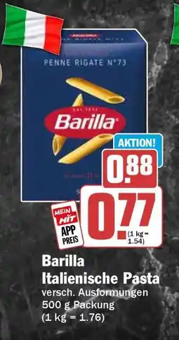 HIT Barilla Italienische Pasta Angebot