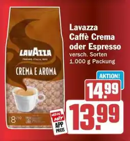 HIT Lavazza Caffe Crema oder Espresso Angebot