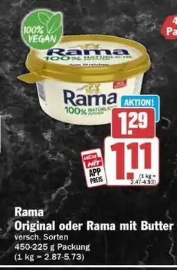 HIT Rama Original oder Rama mit Butter Angebot