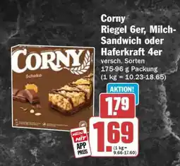 HIT Corny Riegel 6er, Milch-Sandwich oder Haferkraft 4er Angebot