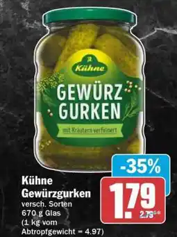 HIT KÜHNE Gewürzgurken Angebot
