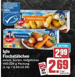 HIT Iglo Fischstäbchen Angebot