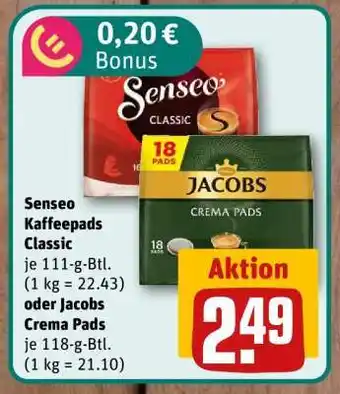 nahkauf Jacobs Crema Pads Angebot