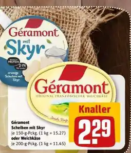 nahkauf Géramont Scheiben mit Skyr oder Weichkäse Angebot