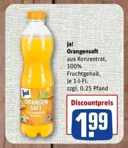 nahkauf ja! Orangensaft Angebot