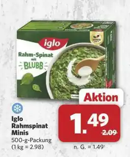 Combi Iglo Rahmspinat Minis Angebot
