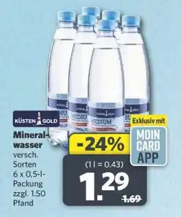 Combi Küsten Gold Mineralwasser Angebot