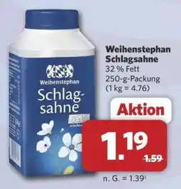 Combi Weihenstephan Schlagsahne Angebot