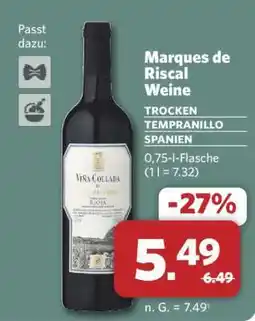 Combi Marques de Riscal Weine Angebot