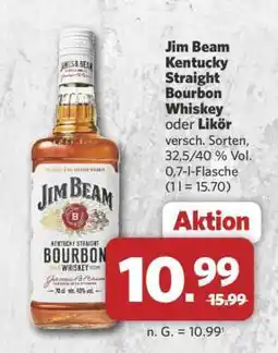 Combi Jim Beam Kentucky Straight Bourbon Whiskey oder Likör Angebot