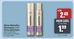 Combi WELLA WELLAFLEX Haarspray oder Schaumfestiger Angebot