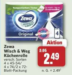 Combi Zewa Wisch & Weg Küchenrolle Angebot